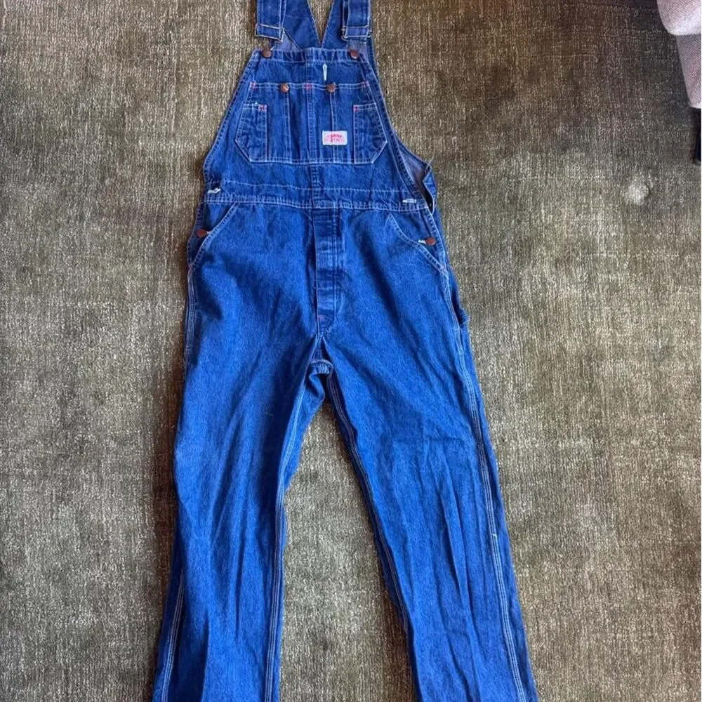 Unbranded Women's Blue and Navy Dungarees-overalls